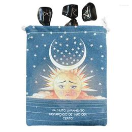 Storage Bags Tarot Card Bag Jewelry Drawstring Pouch Gift Small Size Organizer For Rune Dice Bracelet Crystal Stones
