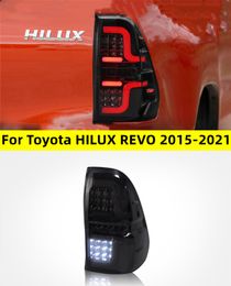 Car Tail Lights For Toyota HILUX REVO 20 15-20 21 Taillight Assembly Brake Light Driving Lamp Streaming Turn Signal