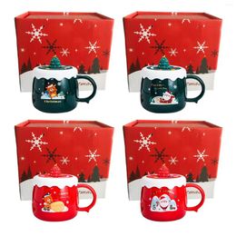 Mugs Christmas Coffee Mug Milk Juice Cup Tea With And Handle Ceramic