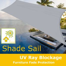 Nets 3*5m 5*5m 6*8m Waterproof UV Protection 70% Oxford Cloth Outdoor Sun Sunscreen Shade Sails Net Canopy Awning Yard Garden