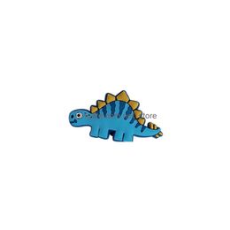 Shoe Parts & Accessories Cartoon Dinosaur Clog Charms Decorations Charm Buckle Bracelets Wristband Buttons Children Kids Gift Drop Del Dhgtr