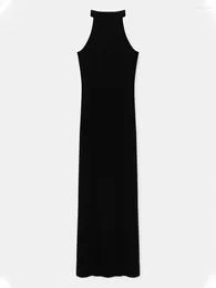 Casual Dresses Women S Sexy Deep V Neck Lace Backless Maxi Dress Sleeveless Slim Fit Ankle Length Low Cut Bodycon Party Gown