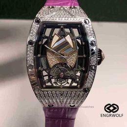 Luxury Designer Watch Men's and Women's Watches High Quality Watch 40mm Rubber Strap Chronograph Wristwatch Richar m Watch 5o3c