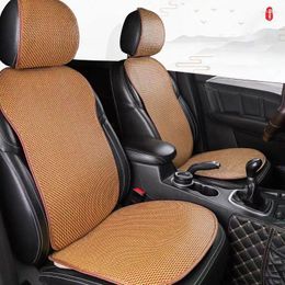 Car Seat Covers Rattan Mat Summer Cushion Breathable Cooling Back Pad Universal Siting Vehicle Supplies