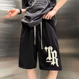 American Basketball Shorts, Men's Summer Loose Sports Capris, Trendy High Street Casual Pants