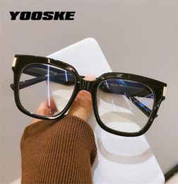 Black Computer Glasses Frame Women Men Anti Blue Light Blocking Eyeglasses Fake Square Eyeglass Classic Optical Eyewear Sunglasses9100812