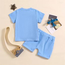 Clothing Sets Baby Shorts Set Short Sleeve Bird Letter Print T-Shirt And Toddler 2 Piece Outfits