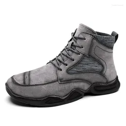Walking Shoes Men Sneakers High Cut Casual Sport Zapatillas Hombre De Deporte Chaussure Homme Size 38-46