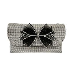 Ladies Evening Bag Underarm Bag Water Diamond Full Bar Banquet Evening Dress Silver Diagonal Straddle