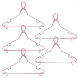 Hangers 5pcs Heavy Duty Skirt Plastic Household Clothes With Clip