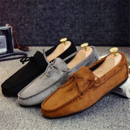 Shoes Men Shoes Black Blue Red Loafers Slip on Male Walking Footwear Driving Moccasin Soft Comfortable Casual Shoes Men Sneakers Flats