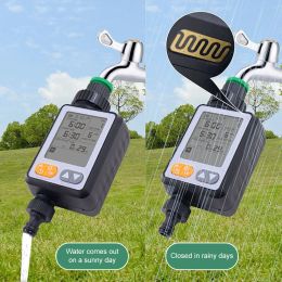 Timers Automatic IRRIG System Garden Water Timer With Rain Sensor Separate Timing Programmes Waterproof Irrigation Controller