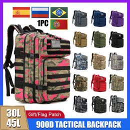 Bags Outdoor Tactical Backpack Men Mountaineering Trekking Camping Rucksack Women Travel Bag Sports Large Capacity Military 3P Pack