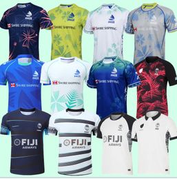 2024 Fiji Rugby Jerseys Men national sevens team 2023 World Cup 7-person system home away white red blue black FIJIAN DRUA short sleeve 23 24 25