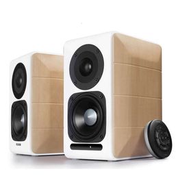 Immerse Yourself in High-Resolution Audio with the Portable HIFI S880 Bookshelf Speakers - Perfect for Computer, TV, and Home Living Room Sound Experience!