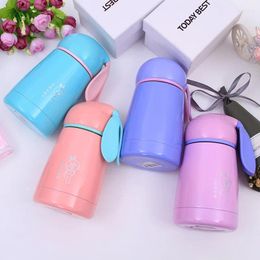 Water Bottles Cartoon Insulated Cup Fashionable Stainless Steel Creative Student Gift