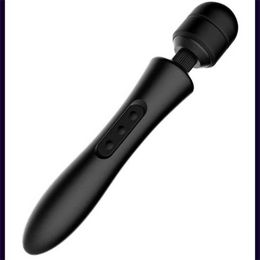 Hip 20 frequency 8-speed USB charging large massage stick strong vibration female masturbation adult products 231129