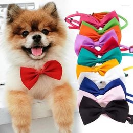 Dog Apparel Pet Cat Necklace Adjustable Strap For Collar Dogs Accessories Bow Tie Puppy Ties Supplies