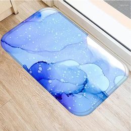 Carpets 2024 Marble Kitchen Door Mat Corridor Bathroom Anti-slip Home 40x60cm