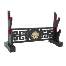 Racks Padded Sword Stand Display Velvet Protect Sword Rack Katana Genji Japanese Samurai Blade Gladius Templar Medieval Stand Dragon