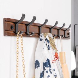 Rails Nordic Fashion Style Bedroom Furniture Coat Rack Clothes Hanger Hooks Living Room Closet Bamboo Hat Racks Coat Hanger Wall Hook