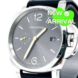 Paneraiss DEISGN Movement Watches Luminous Machine Watch Mechanical Luminor Due 42 Mm Pam01250- Pam 1250 Stainless Steel High Quality Automatic