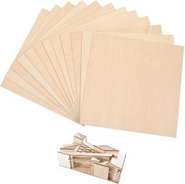 Crafts Basswood Sheets for Crafts Perfect for Architectural Models Drawing Painting Wood Engraving Wood Burning Laser Scroll Sawing