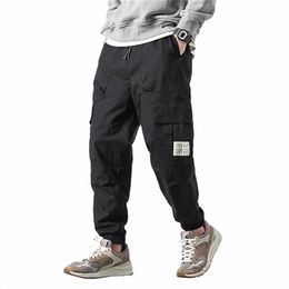 men's Trousers Spring Korean Jogging Military Cargo Pants Casual Sports Winter Thickened Jogging Pants Solid Colour Sweatpants c9FE#