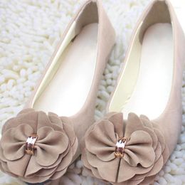 Casual Shoes Women Ballet Flats 2024 Spring Autumn Fashion Ballerina Ladies Sweet Flower Sapatos Feminino