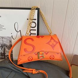 32% OFF Designer bag 2024 Handbags Bags Womens Chain Hourglass Fashion One Shoulder Handbag Luxury and Versatile Crossbody