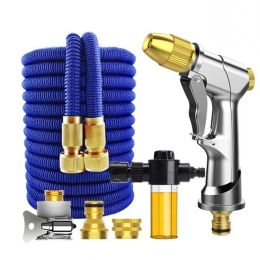 Reels Expandable Garden Water Hose Flexible Magic Watering Hose Pipe with Water Gun Set High Pressure Car Wash Sprinkler Cleaning Tool