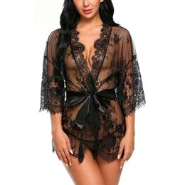 Women's Lace Enlarged Nightwear Sexy And Sexy, Big Size Fat Mm Fun Underwear Factory 309769