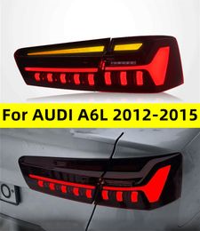 Car Taillight for AUDI A6L 20 12-20 15 Modified C7 Tail Light Turn Signal Rear Reverse Backup Parking Work Lights