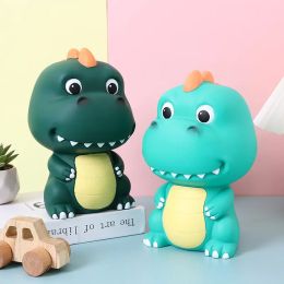 Boxes Creative cartoon dinosaur piggy bank, piggy bank for boys and girls can be deposited and withdrawn, birthday gift for children