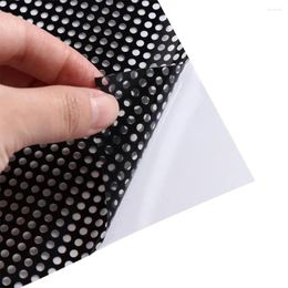 Window Stickers Sunshade Room Darkening Mesh Self-adhesive Anti-UV Sun Blocking Film Glass Sticker Decal