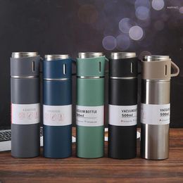 Water Bottles Business Gift Insulated Cup Set One With Three Lids Box 304 Stainless Steel