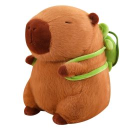 Cushions Fluffy Capybara Plush Doll Kawaii Capybara With Tortoise Stuffed Toy Stuffed Animals Juguetes Birthday Gift Home Decor