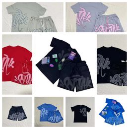 Mens Syna World tshirts set Tee printed designer t shirt short y2k tees Syna World Graphic tshirt and shorts hip hop XS-XL hyg