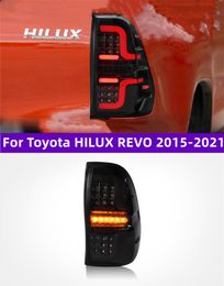 Car Tuning Taillight For Toyota HILUX REVO 20 15-20 21 Rear Parking Brake Turn Signal Reflector Taillight Streamer