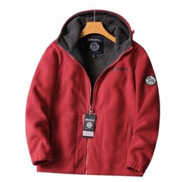 2023 New Winter Thicken Fleece Men Jacket Pockets Casual Polar Jackets Outdoor Cold-Proof Warm Overcoat Plus Size Outwear u1Xj#