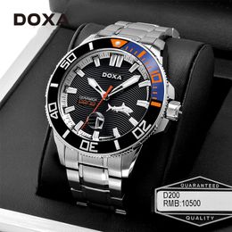 2024 DOXA Watch Big Shark Top Brand Luxury Stainless Steel Men's Watch Luminous Sports Diving 46mm Water Ghost Watch Hot New Products