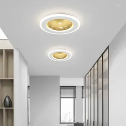 Ceiling Lights Nordic Minimalist Corridor Post-modern Luxury Aisle Recessed Led Light Porch Loft Creative Cloakroom Balcony Lamp