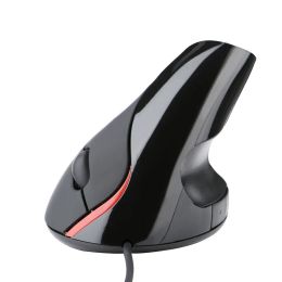 Mice New Computer Mouse USB Optical Vertical Mouse Ergonomic Upright Wrist Guard Mouse 5 Button Wired Mouse