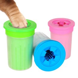 Sprayers Pet Cats Cleaner Dogs Foot Clean Cup for Dogs Cats Cleaning Tool Plastic Washing Brush Paw Washer Pet Accessories for Dog