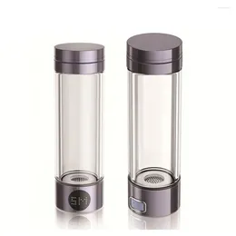 Water Bottles Cup Rechargeable Hydrogen Generator 260ml Bottle For Home Office Super Rapid Ioniser Machine Drinking