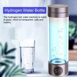 Water Bottles Cup Portable Rechargeable Hydrogen Bottle For Home Office Travel 1600ppb Super Ioniser Machine Set Safe