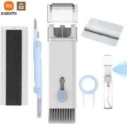 Holders Xiaomi Youpin 7in1 Computer Keyboard Cleaner Brush Kit Earphone Cleaning Pen for Headset IPad Phone Cleaning Kit Cleaner Tools