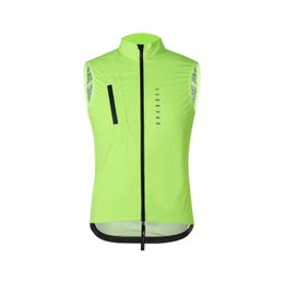 SPEXCEL 22 All Season Pro fit Waterproof And Windproof Cycling Vest Light 3 layer Fabric Bicycle Jacket Wind vest two way zip 240323