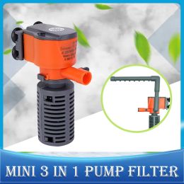 Accessories Xilong Mini Filter Pump Aquarium Accessories Water Treatment Filtro Fish Tanks Fishbowl Supplies Ecoflow Akvarium Decoration