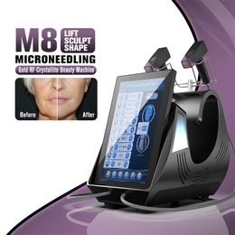 Latest Fractional RF Microneedling Machine Wrinkle Removal Skin Rejuvenation RF Anti-aging Device Morpheus 8 Portable Face Treatment Equipment